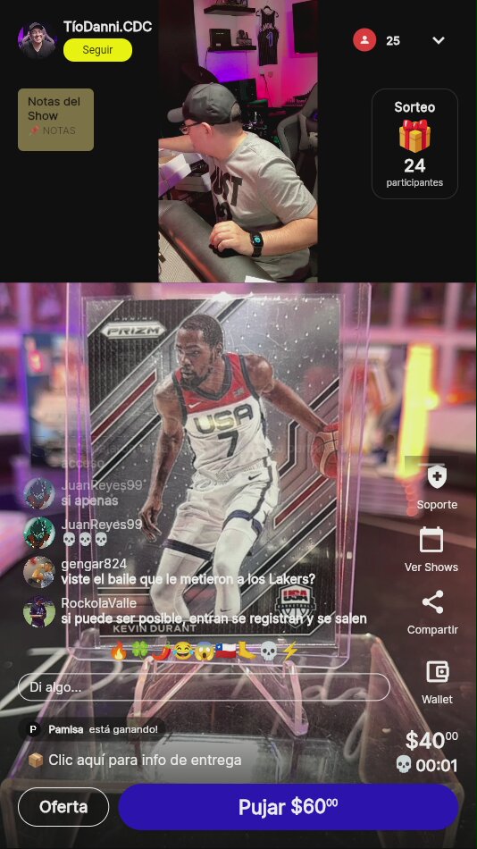 Kevin Durant Panini Prizm USA