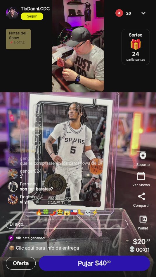 Carta Stephon Castle Topps 2025-26