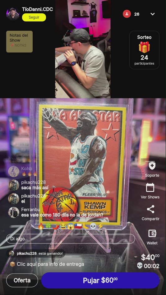Shawn Kemp Fleer All-Star Card