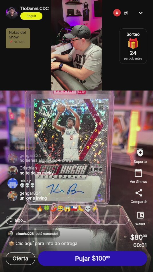 Kobe Brown Autógrafo Rookie Mosaic Fast