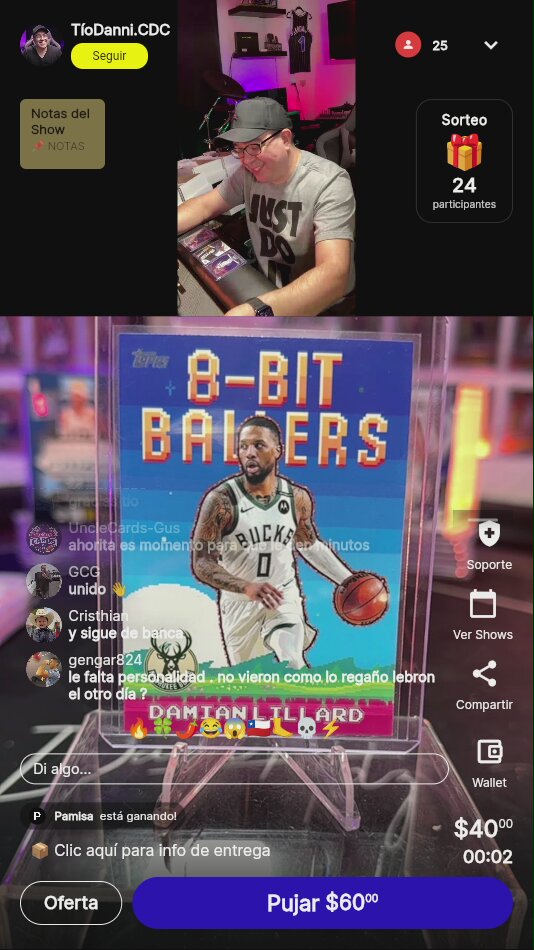 Damian Lillard Topps 8-Bit Ballers