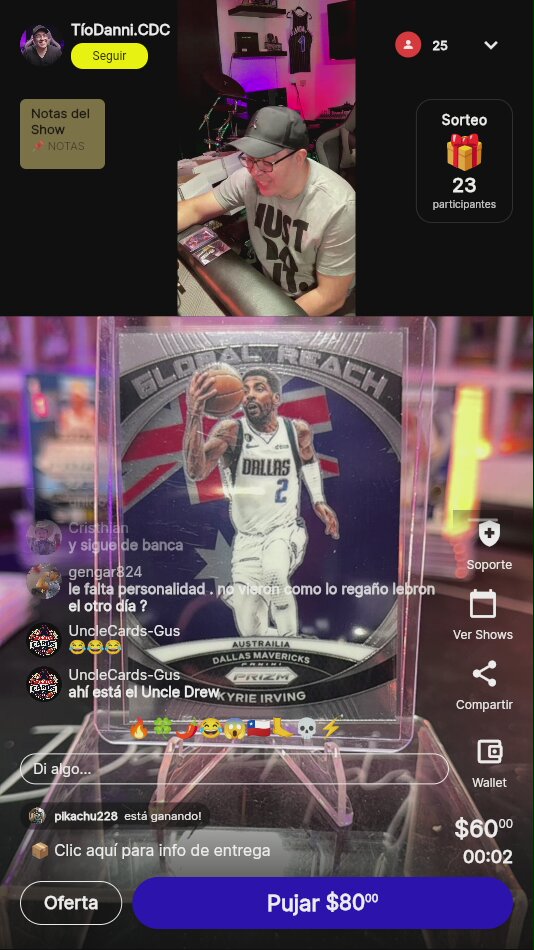 Kyrie Irving Prizm Card Dallas Mavericks