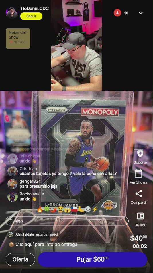LeBron James Monopoly Prizm 2024