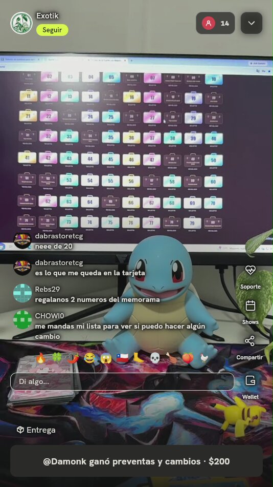 Carta Pokémon Squirtle