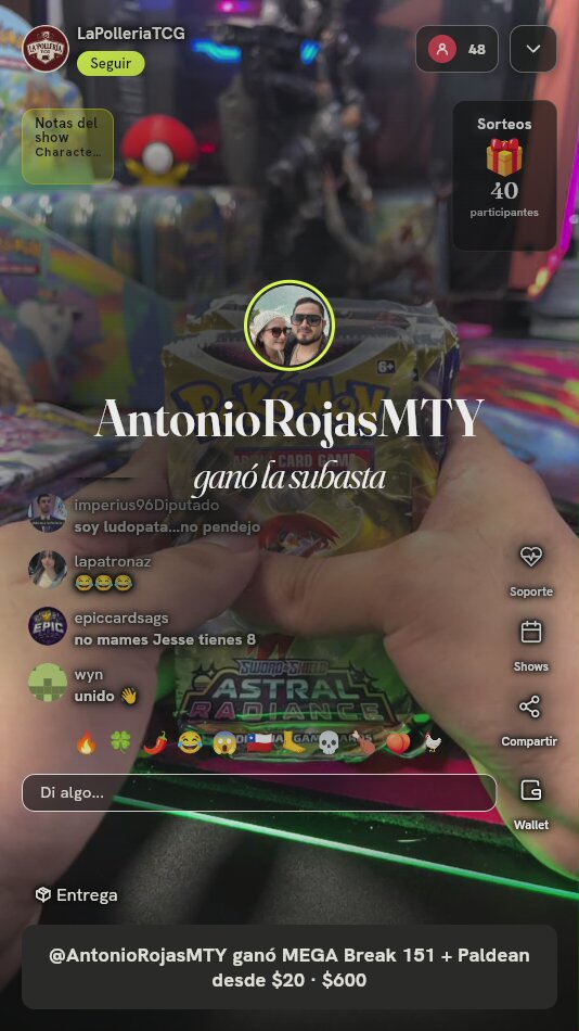 Paquetes Pokémon Astral Radiance