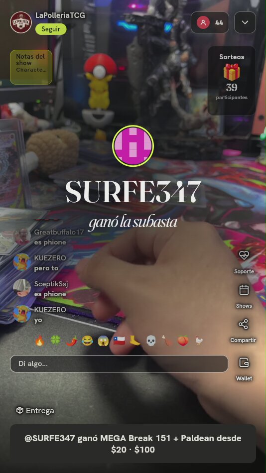 Phione AR Carta Pokémon