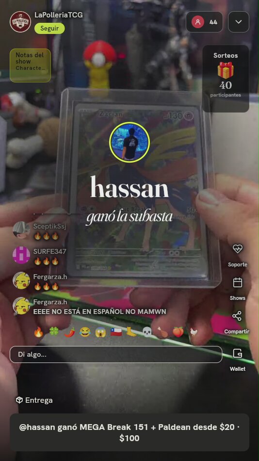 Carta Pokémon Mega Scrafty ex