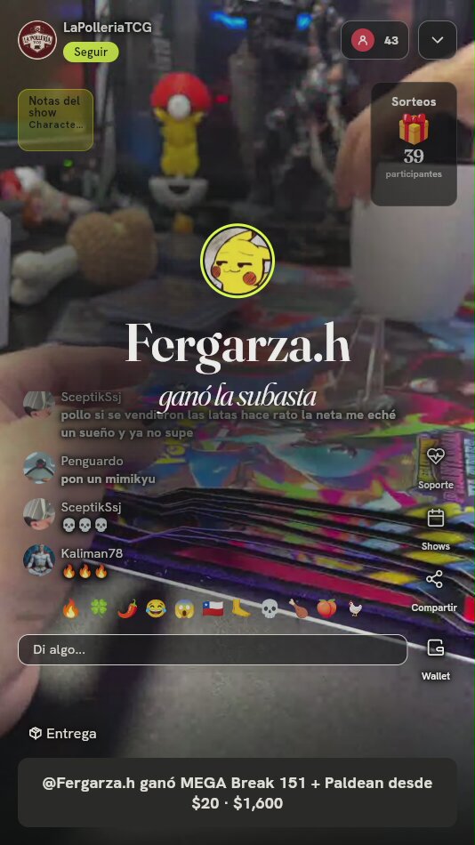 Lote Sobres Pokémon Phantasmal Flames