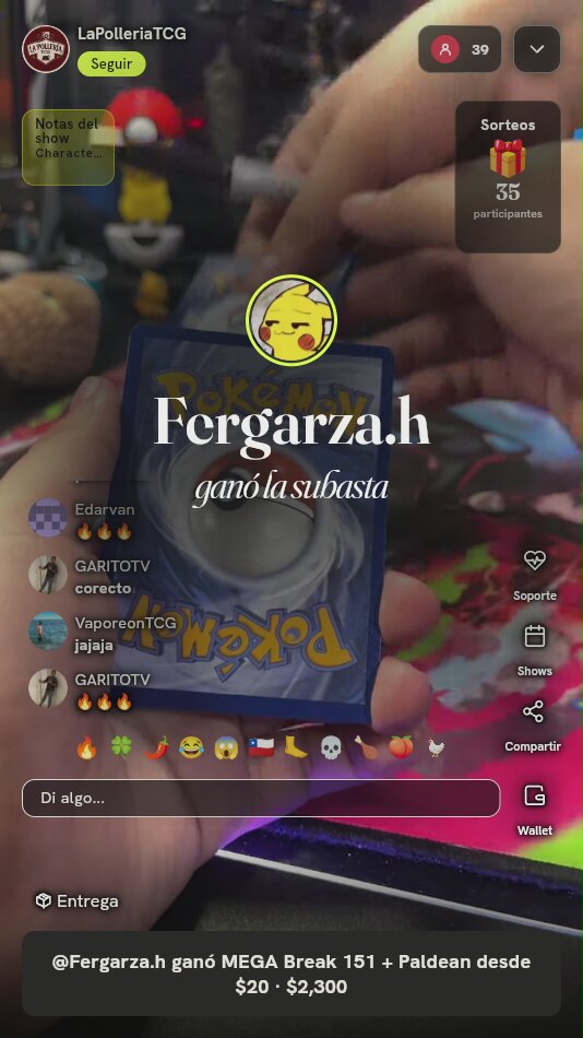 Carta Coleccionable Pokémon TCG