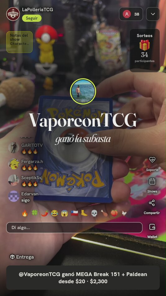 Carta de Pokémon TCG
