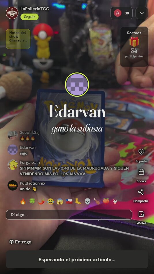 Carta Pokémon TCG