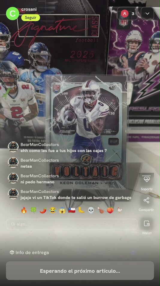2024 Topps Resurgence Keon Coleman Voltaic