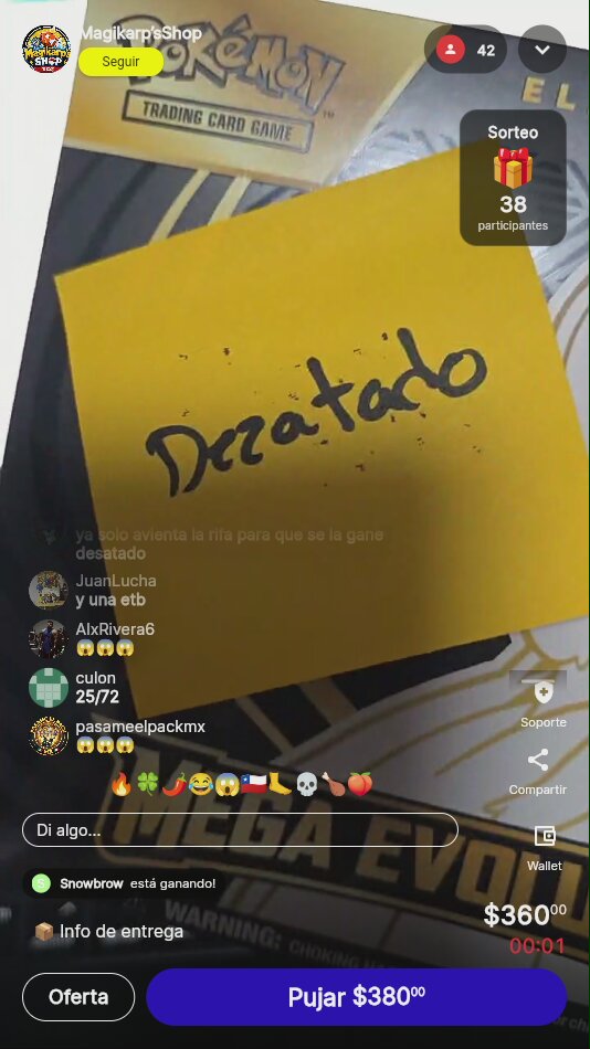 Artículo vendido