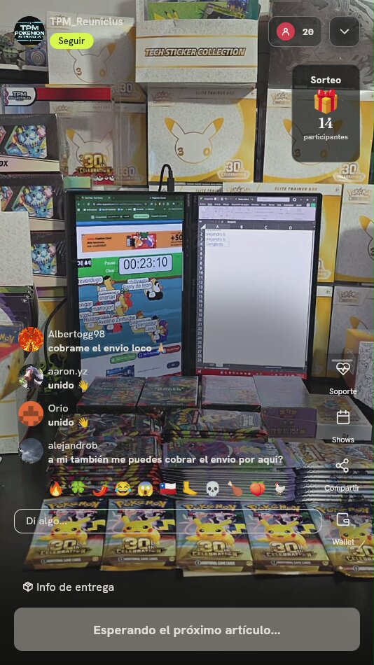 Lote Sobres Pokémon Celebrations 25th