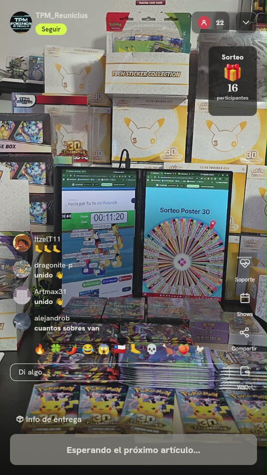Lote de Sobres Pokémon TCG