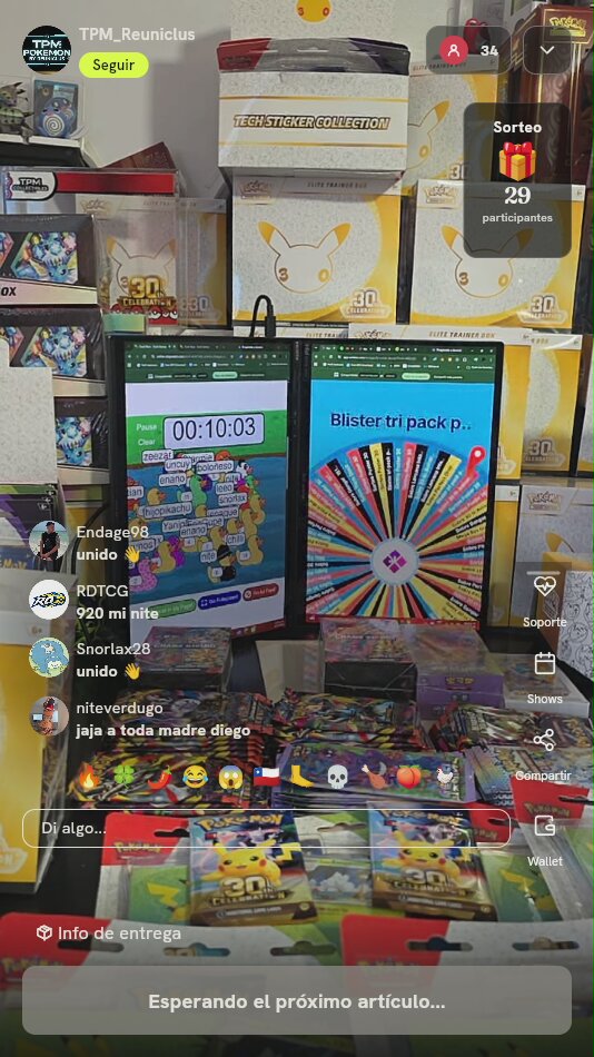 Lote de Sobres Pokémon TCG
