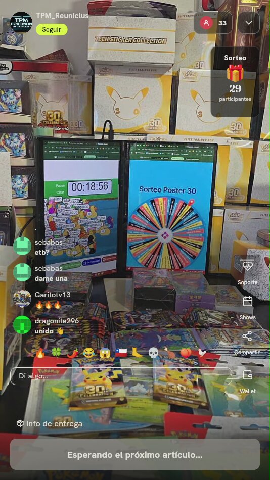 Lote Sobres Pokémon TCG Celebrations