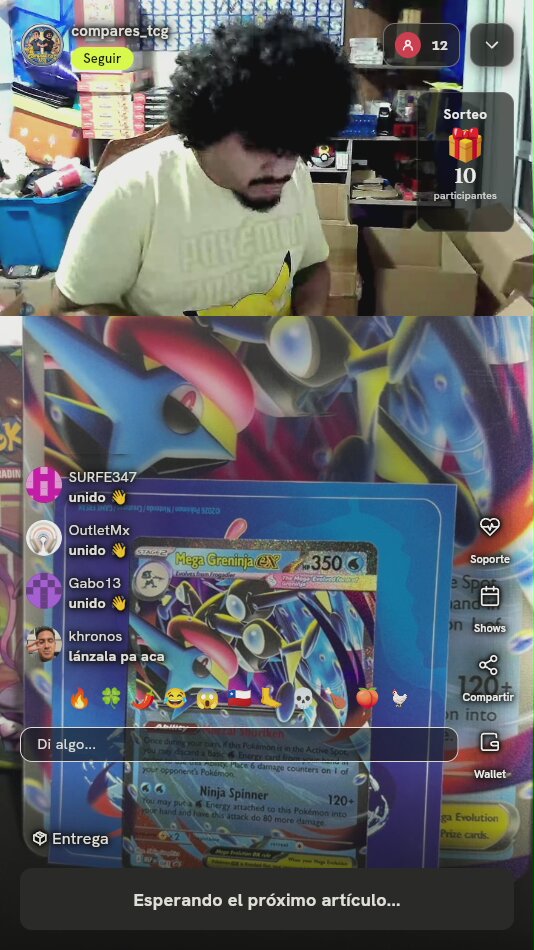 Carta Pokémon Mega Greninja ex
