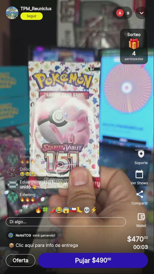 Pokémon 151 Booster Pack Escarlata/Violeta