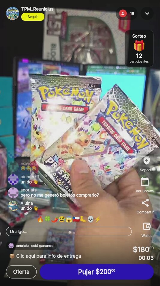Booster Pack Pokémon Prism Evolution