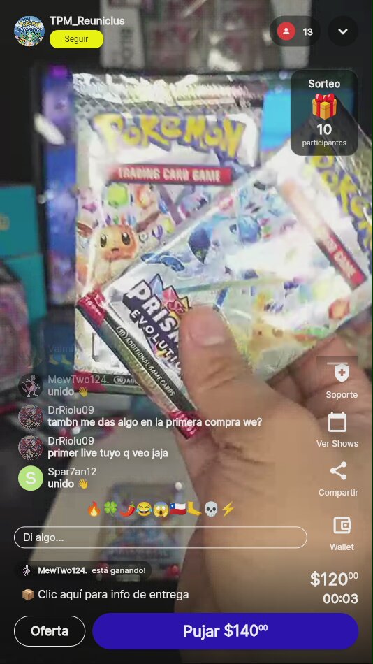 Pokémon TCG Prismatic Evolution Booster