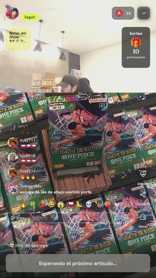 Booster Pack One Piece Legacy of the Master OP-12