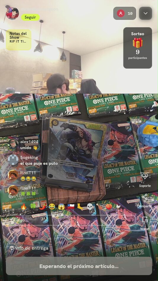 Carta One Piece TCG