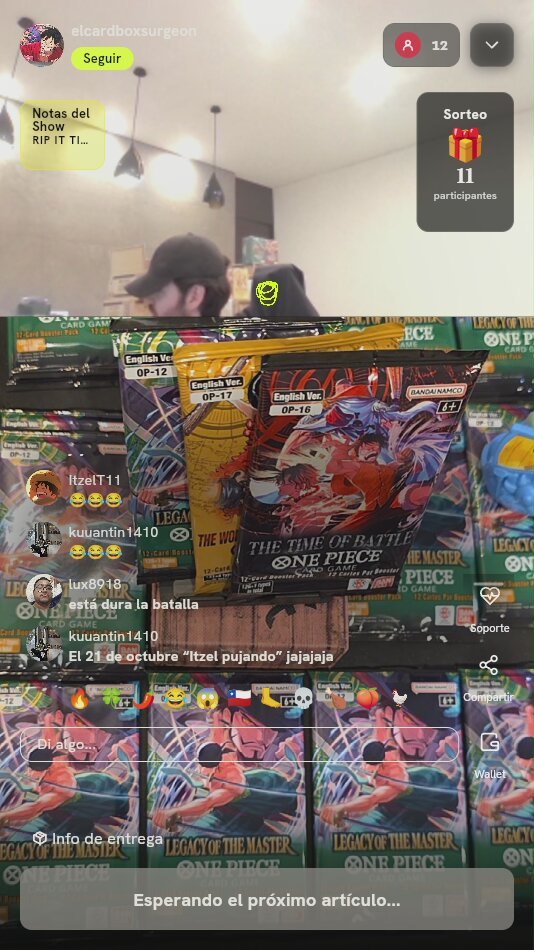 Sobres de Expansión One Piece TCG