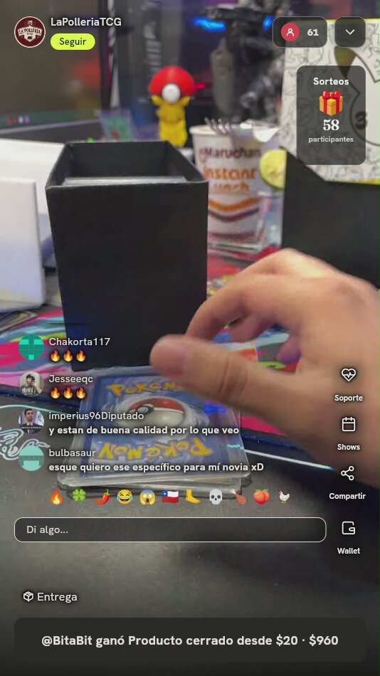 Lote de Cartas Pokémon