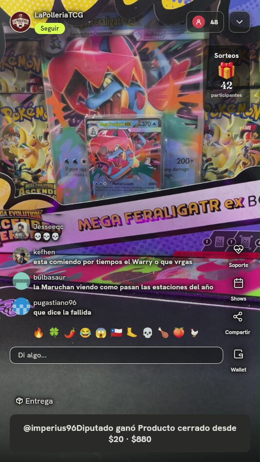 Caja Pokémon Mega Feraligatr ex