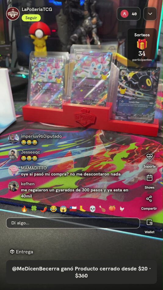 Lote de Cartas Pokémon