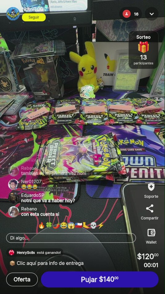 Pokémon TCG Perfect Order Booster