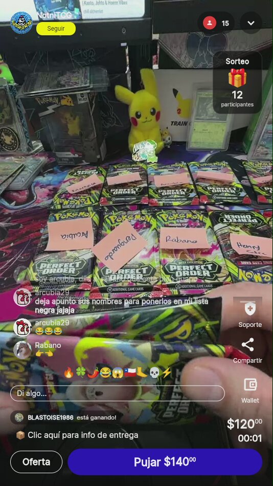 Sobre Pokémon TCG Perfect Order