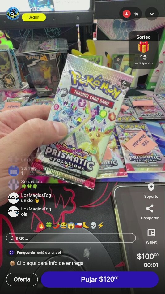 Pokémon Prismatic Evolutions Booster Packs