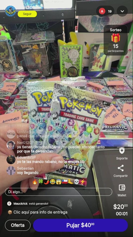 Pokémon TCG Prismatic Evolutions Booster