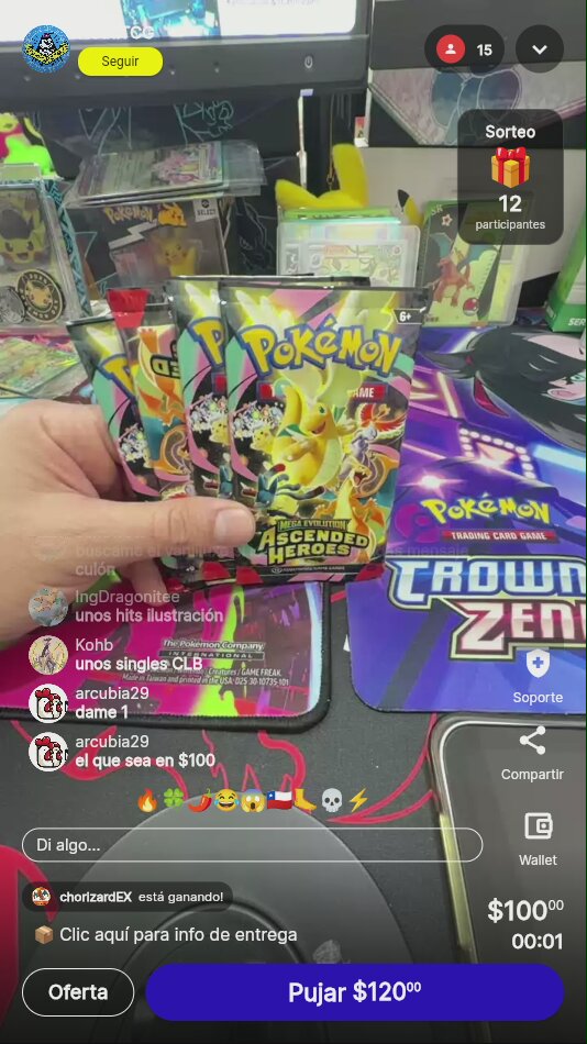 Pokémon Ascendente Heroes Booster Packs