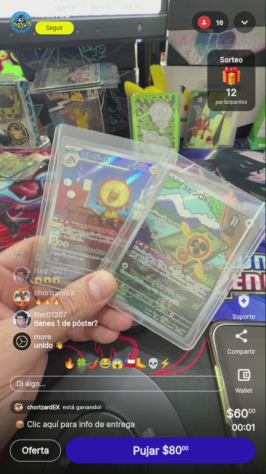 Cartas Pokémon: Elekid y Rotom