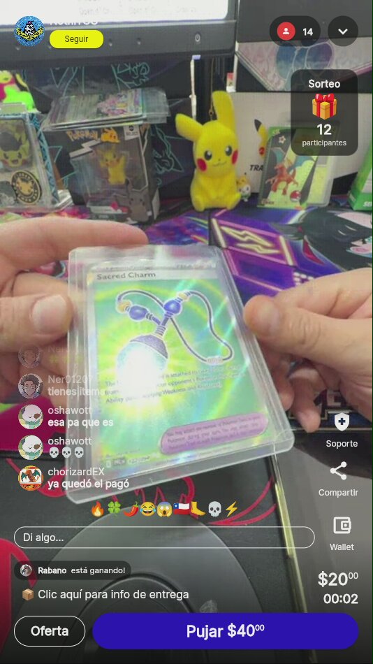 Sacred Charm Pokémon - Phantasmal Flames