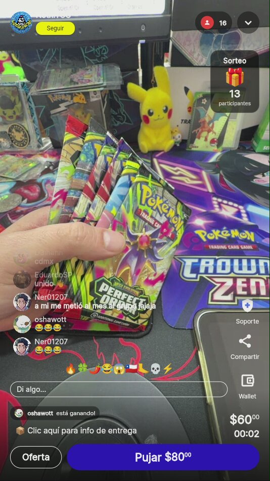 Sobre Pokémon TCG Perfect Order