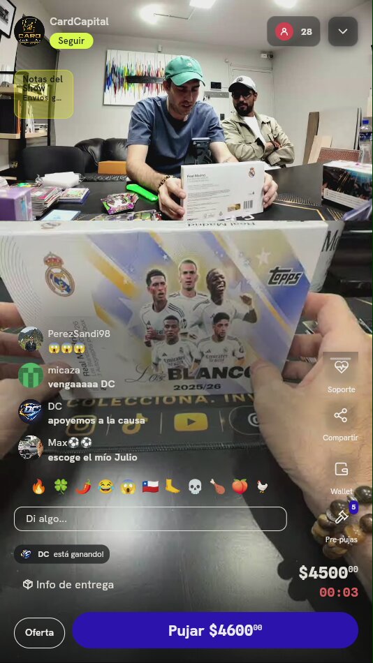 Caja Topps Real Madrid Los Blancos