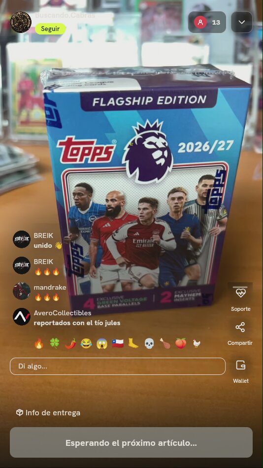 Caja Topps Premier League 2026/27