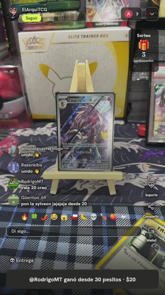 Carta Pokémon Lycanroc Full Art