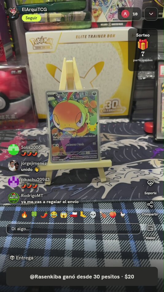 Carta Pokémon Scraggy 25th Anniversary