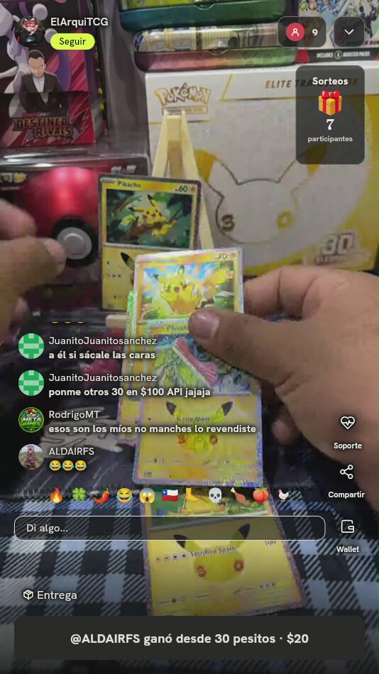 Lote de Cartas Pokémon Pikachu