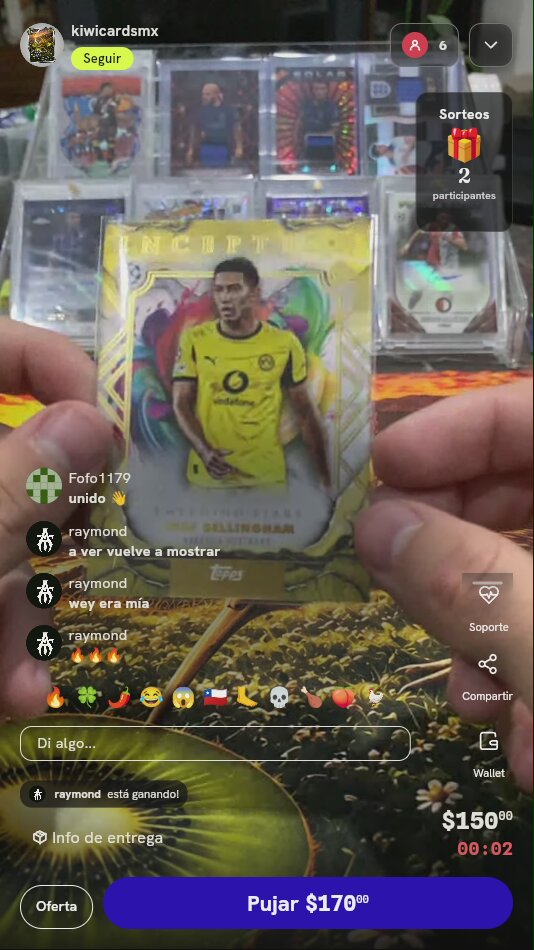 Tarjeta Topps Inception Jude Bellingham 2020-21