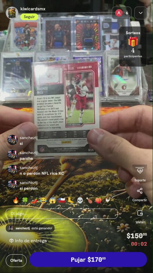 Carta Rashee Rice Rookie Ticket 2023