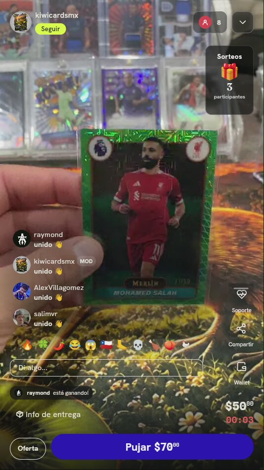 Carta Mohamed Salah Topps Merlin /99