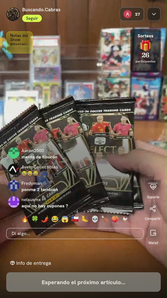 Lote Sobres Panini Select Soccer 2025-26