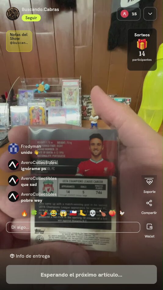 Carta Diogo Jota Stadium Club Chrome