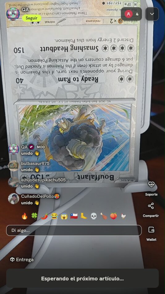 Carta Pokémon Bouffalant Surging Sparks